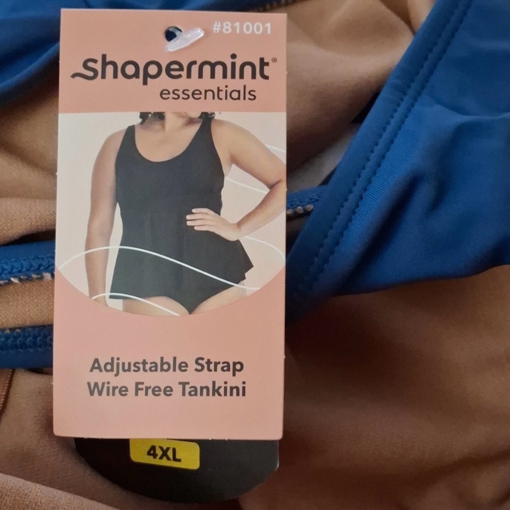 Shapermint Adjustable Strap Wire-Free Tankini - image 3